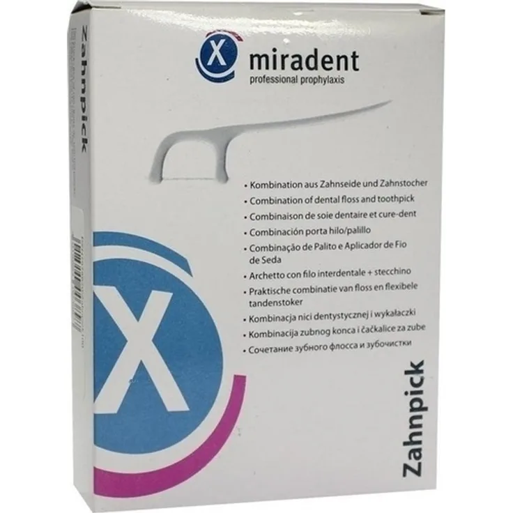 Megadent Zahn Pick Zahnseidenstick 100 Stück