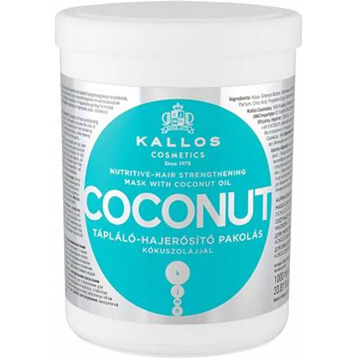 Kallos Cosmetics Coconut Nährende Haarmaske 1000 ml