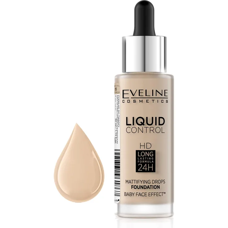 Eveline Cosmetics Liquid Control HD 32 ml 015 Light Vanilla