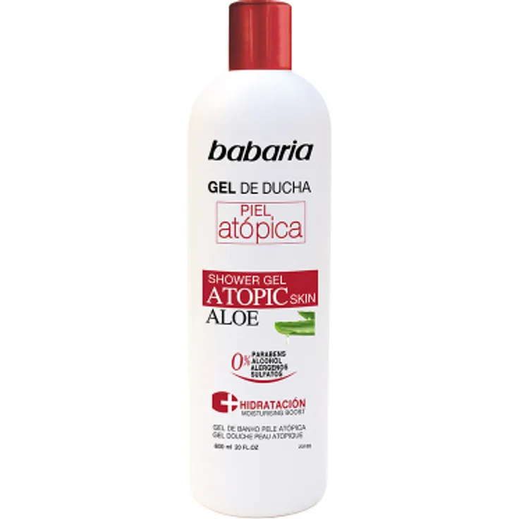 PIEL ATOPICA aloe vera gel ducha 0% 600 ml