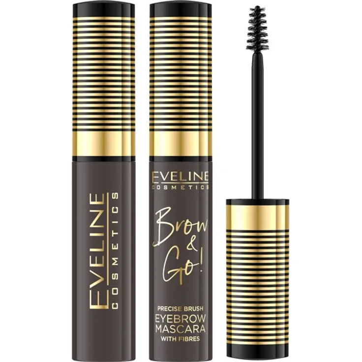 Eveline Brow&Go! Mascara für Augenbrauen 02 Dark 6 ml