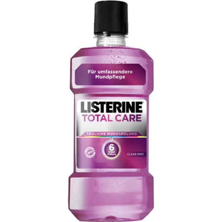 Listerine Total Care 6in1 Mundspülung 500 ml, antibakterielle Mundspülung bekämpft wirksam schädliche Bakterien