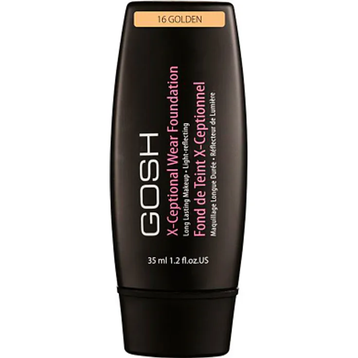 Gosh X-Ceptional Wear Foundation Long Lasting Makeup #16- golden 35 ml