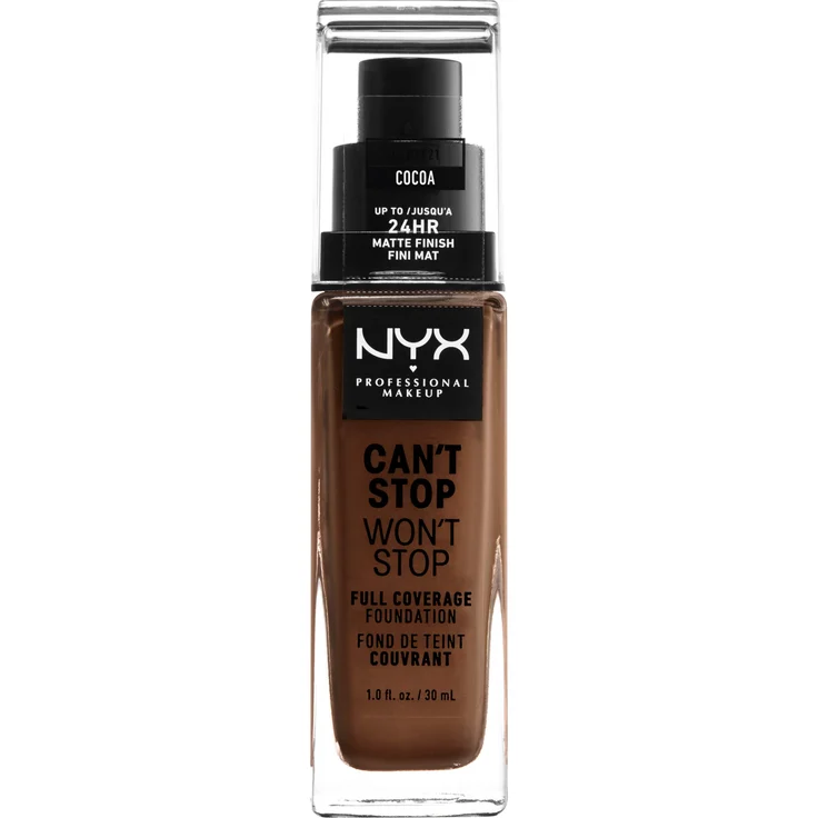 NYX Professional Make-up Can't Stop Won't Stop Cocoa 30 ml – Bild 1