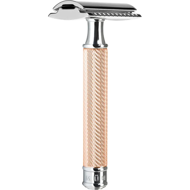 Mühle Traditional Rasierhobel R 89 Rosegold geschlossener Kamm