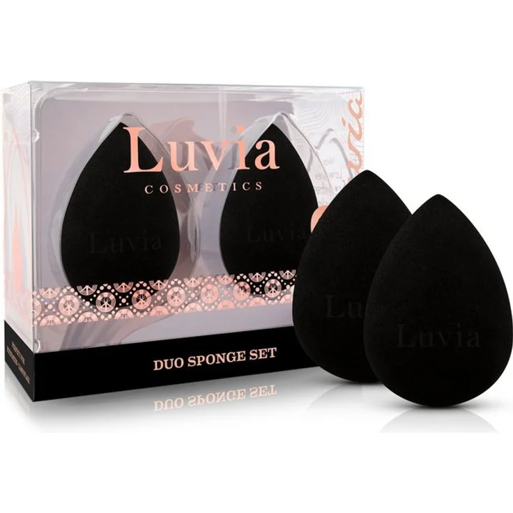 Luvia Cosmetics Make-up Schwamm Make-up Blending Sponge Set-Black, 2 tlg. – Bild 1