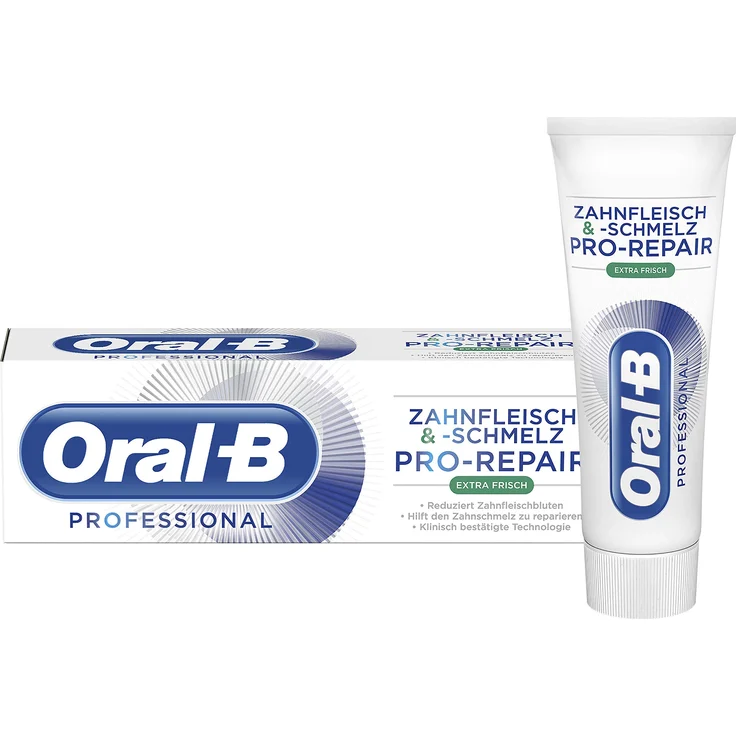 Oral-B Zahnfleisch und -schmelz Pro-Repair 75 ml, für saubere Zähne & frischen Atem – Bild 1