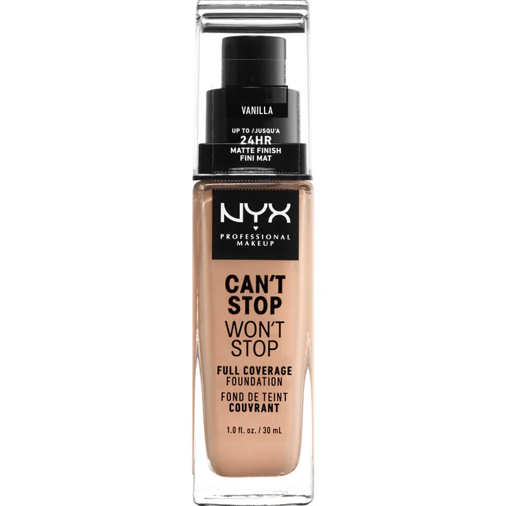 NYX Professional Make-up Can't Stop Won't Stop Vanilla 30 ml – Bild 1