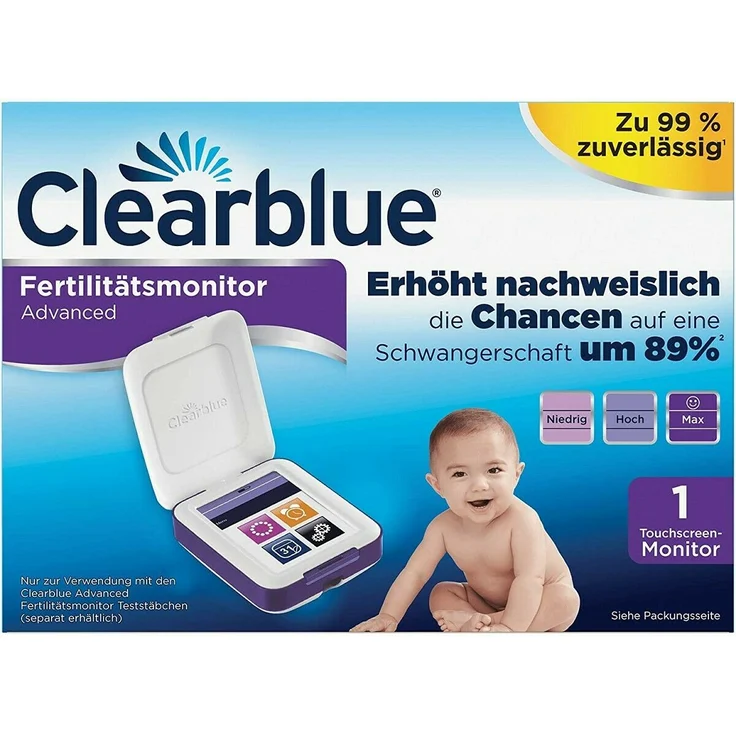 Clearblue Kinderwunsch Fertilitätsmonitor: Zykluscomputer für Eisprung - Preisvergleich – Bild 1