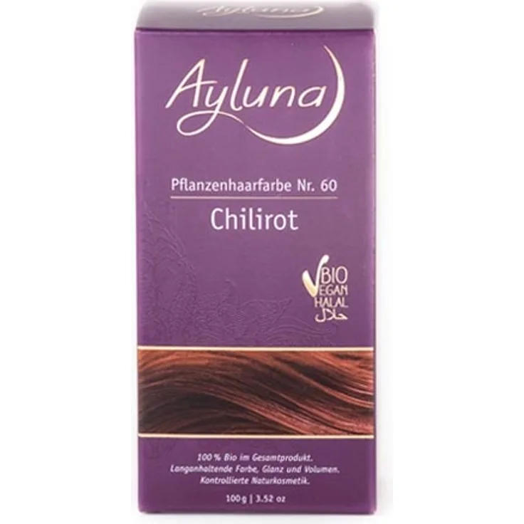 Ayluna Pflanzenhaarfarbe Nr.60 Chilirot 100g