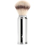Mühle Travel Reiserasierpinsel Silvertip Fibres silver