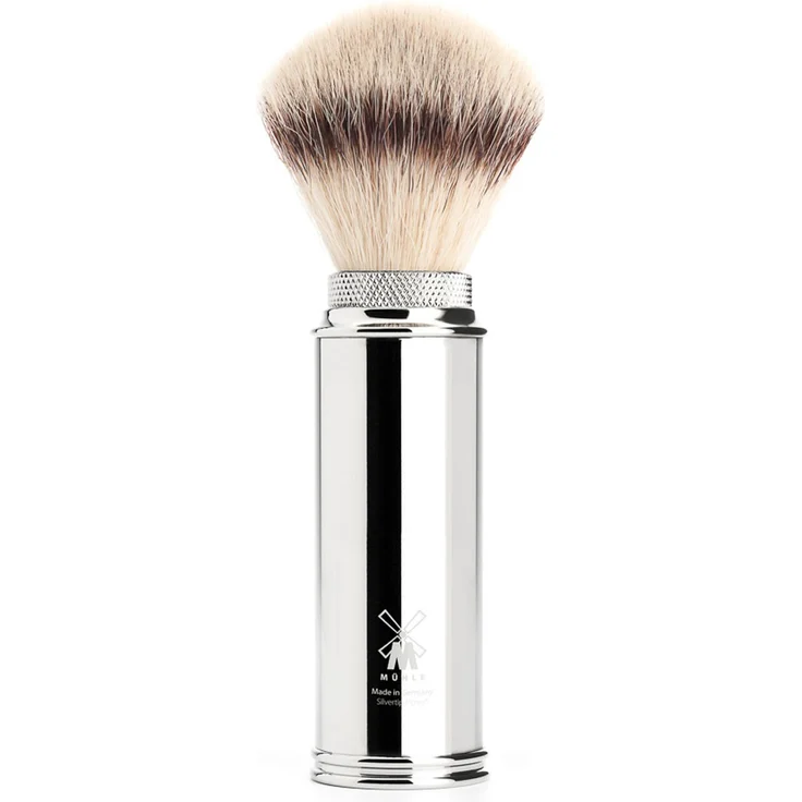 Mühle Travel Reiserasierpinsel Silvertip Fibres silver