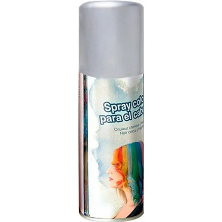 Fiestas guirca Haarspray Neon 125 ml Silber