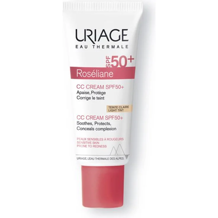 Uriage Creme Roséliane CC Cream 40 ml mit pflegender Wirkung für alle Hauttypen – Bild 1