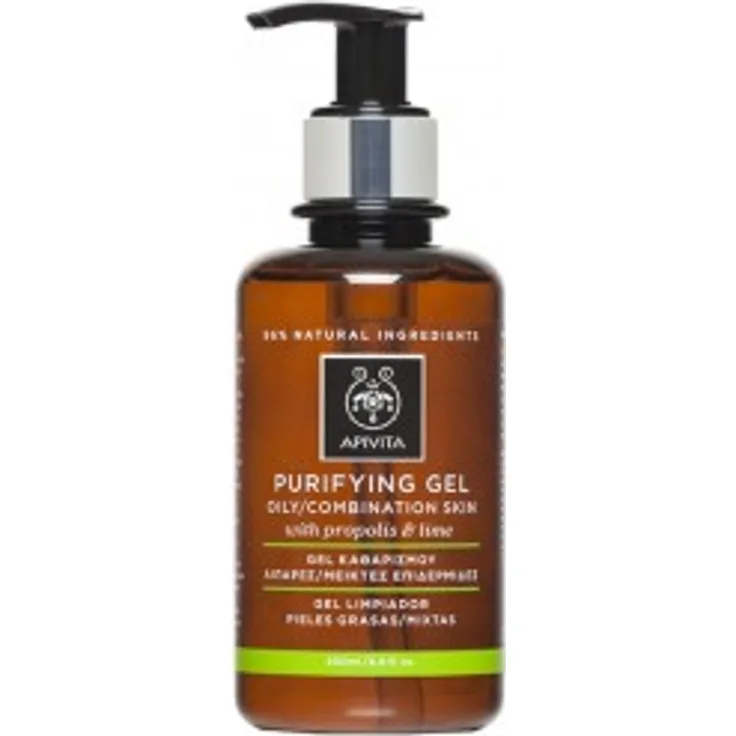 Apivita Cleansing Gel with Propolis & Lime 200 ml, für Mischhaut geeignet