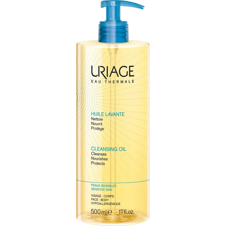 Uriage Huile Lavante Öl Empfindliche Haut 500 ml, Textur: Creme, Wirkung: Anti-Aging
