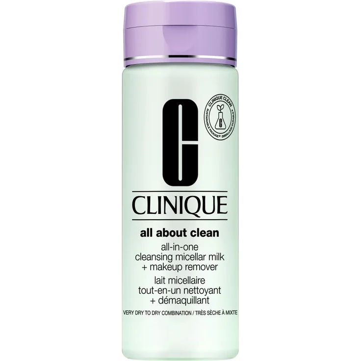 Clinique All About Cleansing Micellar Milk + Make-Up R I Ii 200 ml, für Damen und Herren – Bild 1