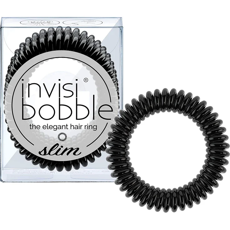 invisibobble SLIM True Black, 3 Stück – Bild 1