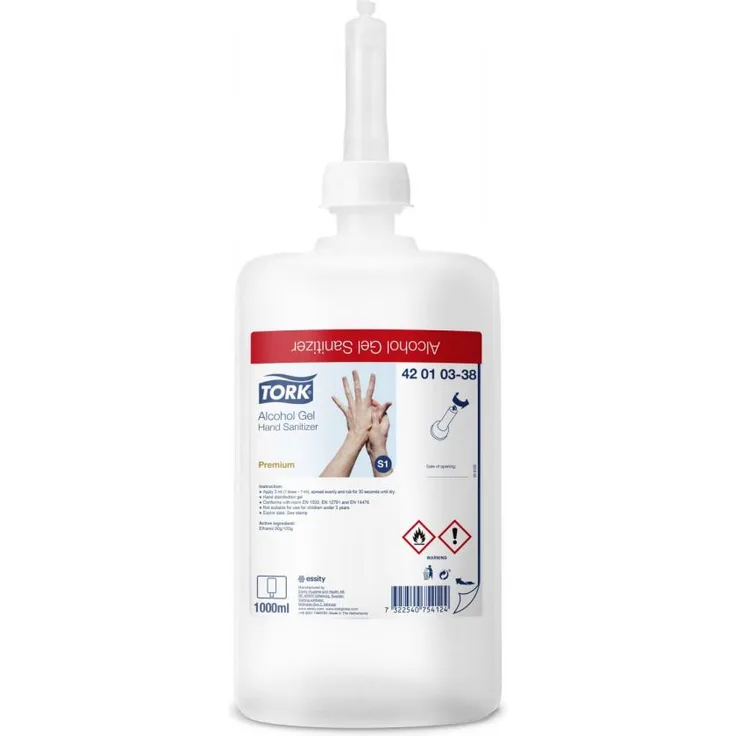Tork Handdesinfektionsgel - 1000 ml, für hygienische Sauberkeit