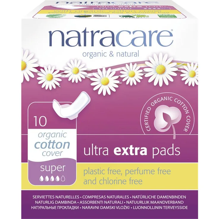 Natracare Ultra Extra Super Damenbinden 10 Stück - Preisvergleich