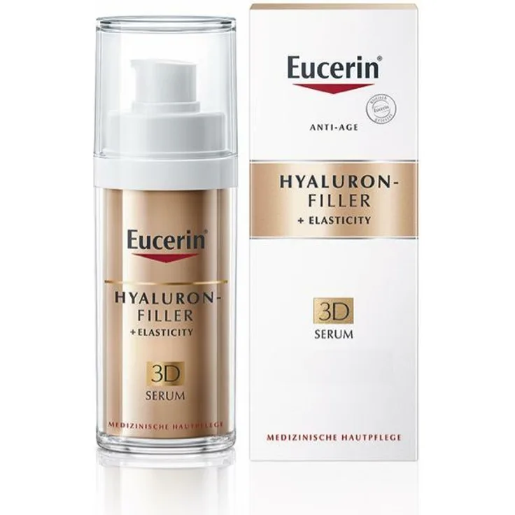 Eucerin Hyaluron Filler + Elasticity 3D Serum 30 ml, mit pflegender Wirkung 
