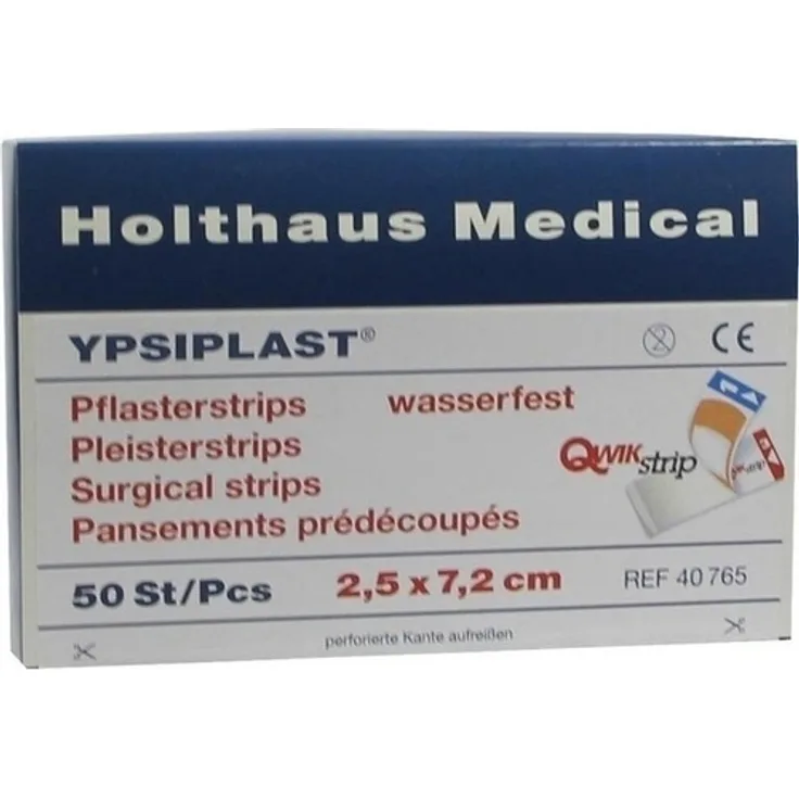 Holthaus Medical Pflasterstrips Ypsiplast wasserf.2,5x7,2 cm 50 St.