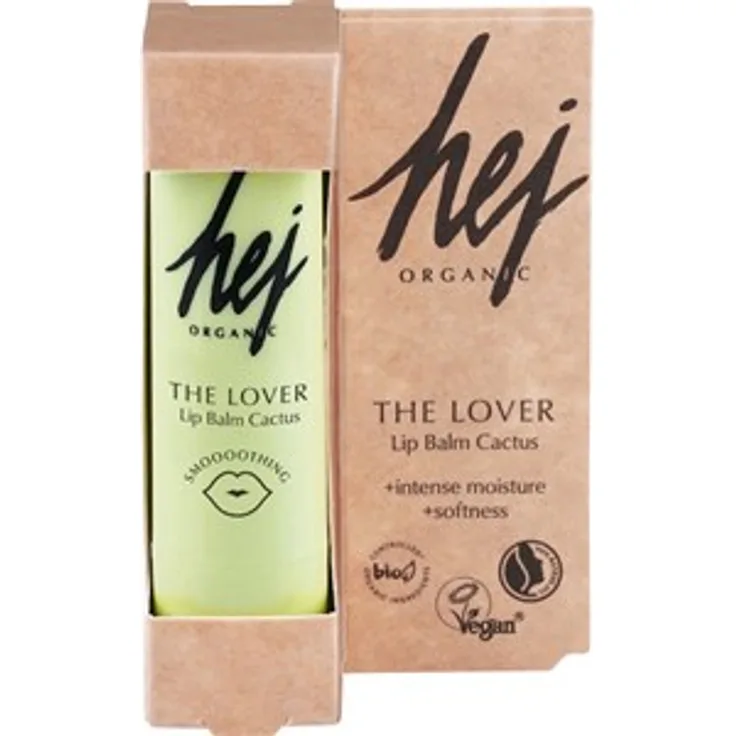 Hej Organic Pflege Gesichtspflege Lip Balm 4,80 g, für Damen und Herren, für gepflegte Lippen