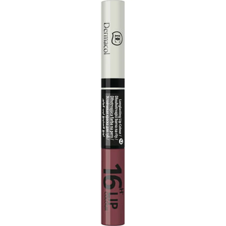 Dermacol 16H Lip Colour Zwei-Phasen Lippenstift und Lipgloss 2in1 4,8 g Farbton 12