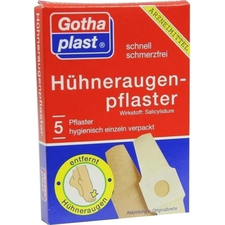 Gothaplast Cornmed Hühneraugenpflaster 2x6 cm 5 St.