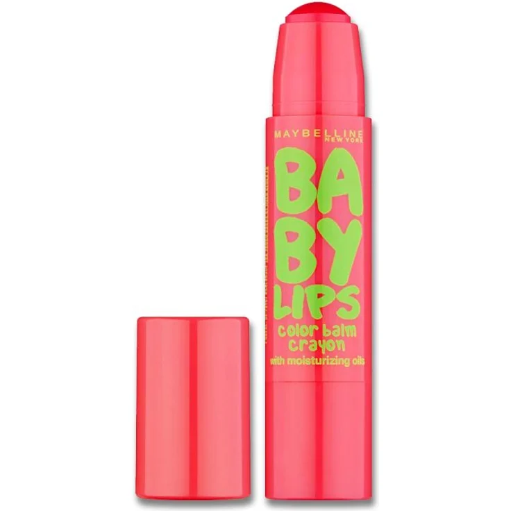 Maybelline Baby Lips Color Lippenbalsam 015 Strawberry Pop 5 g für gepflegte Lippen