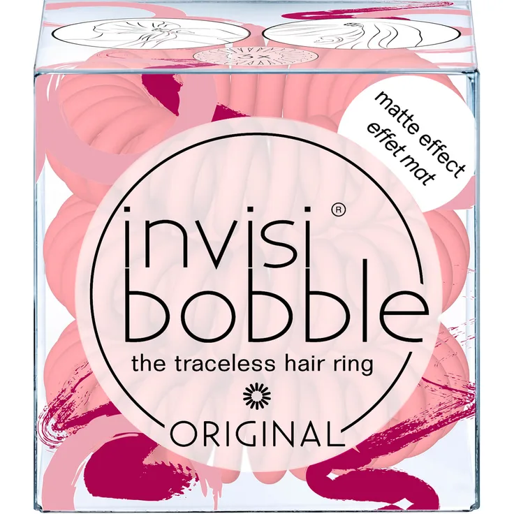 Invisibobble ORIGINAL Mattitude Me, Myselfie and I hair-band besonders haarschonend, 3 Stück