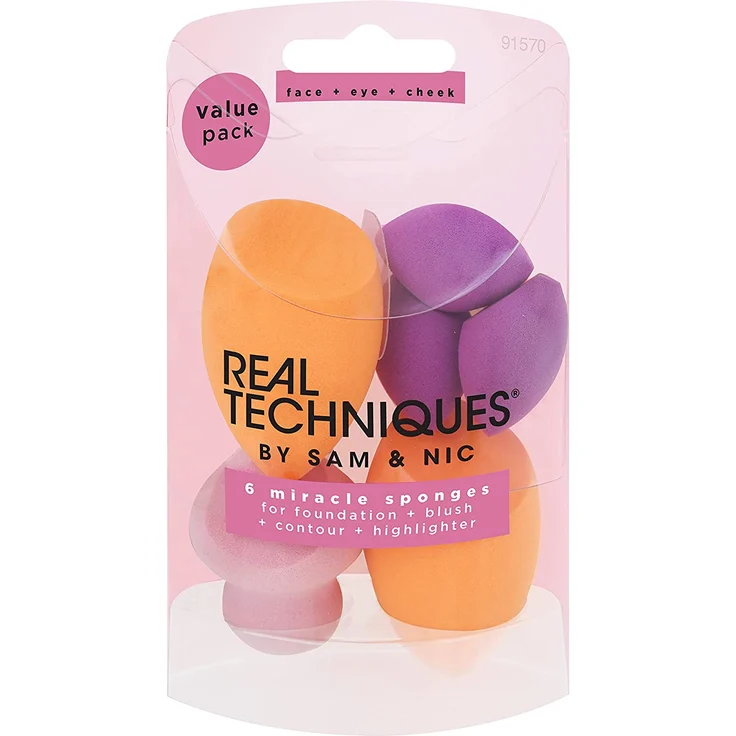 Real Techniques Set Miracle Sponges 3 Steps Dekorative Kosmetik Make-up Accessoires – Bild 1