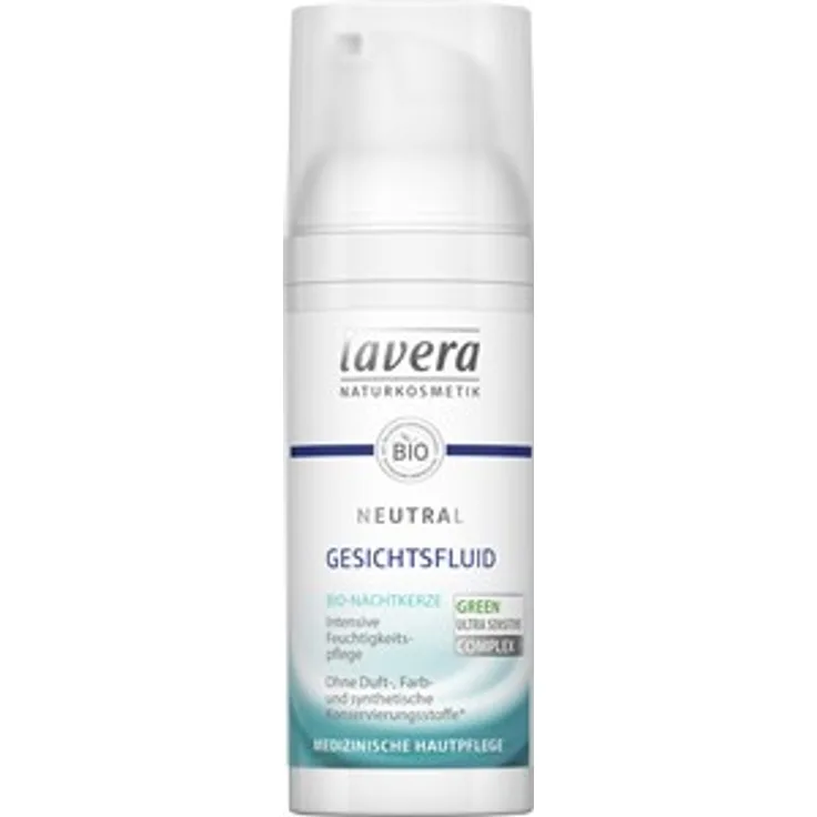lavera Neutral - Gesichtsfluid 50 ml mit pflegender Wirkung