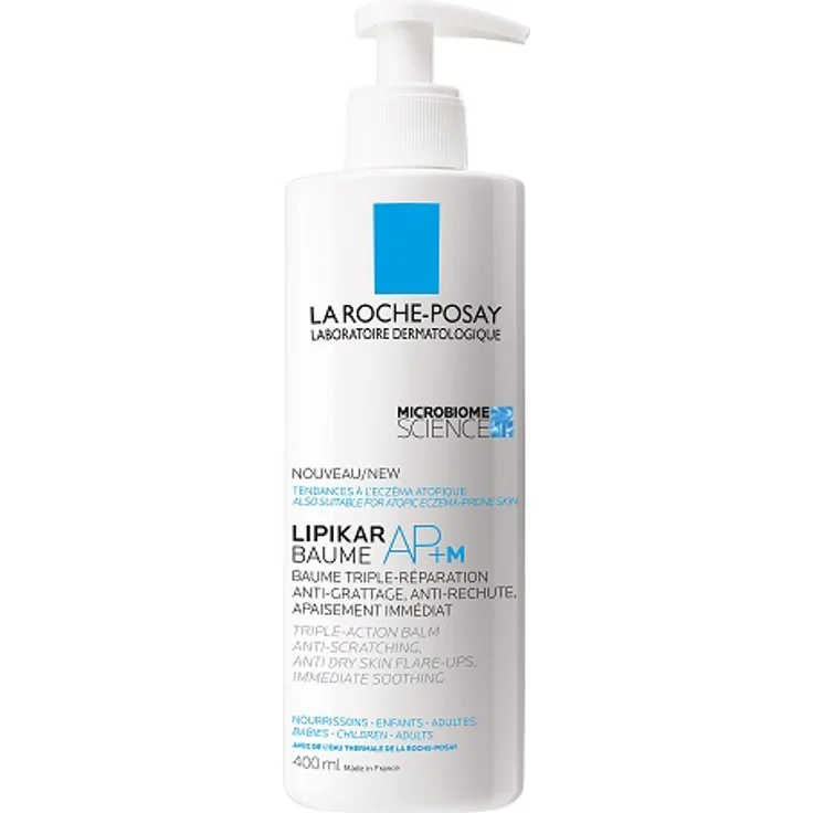 La Roche-Posay Balsam Lipikar Ap Baume Triple-Reparation 400 ml Tagespflege Inhalt: 400 ml, für Damen und Herren – Bild 1