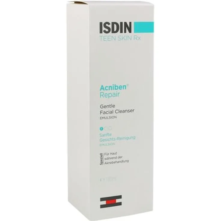Isdin Acniben Repair Reinigungsemulsion 180 ml, für Damen und Herren