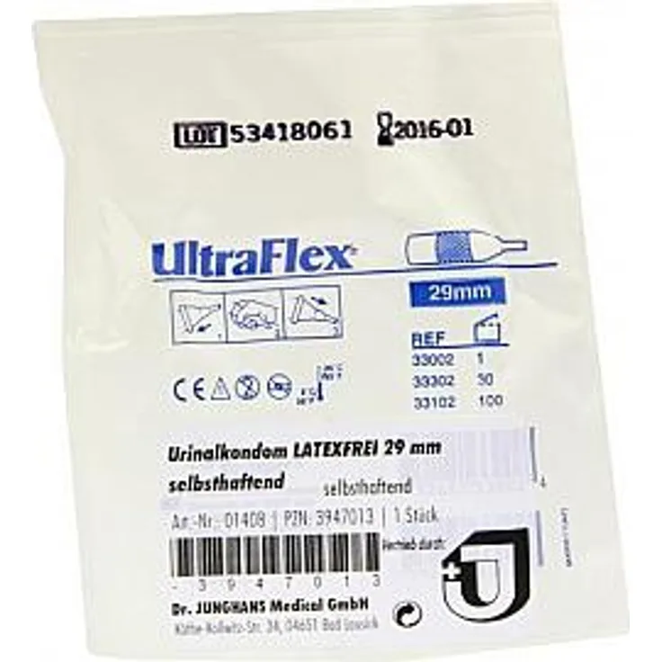 Dr. Junghans Medical Urinalkondom Latexfrei 29mm selbsthaftend