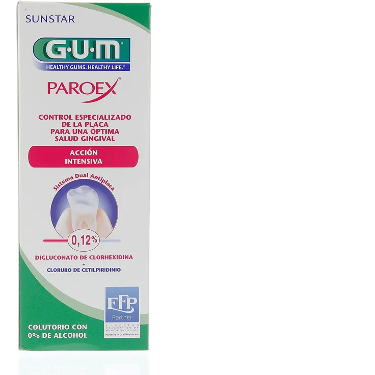 Sunstar Gum Mundwasser, 500 ml, für saubere & gesunde Zähne