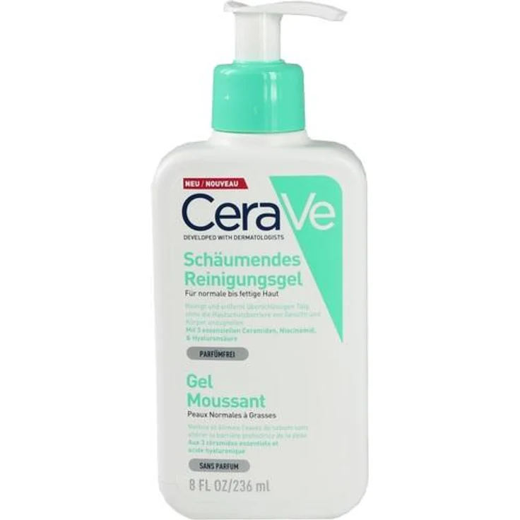Cerave Schäumendes Reinigungsgel 236 ml, für Damen und Herren – Bild 1