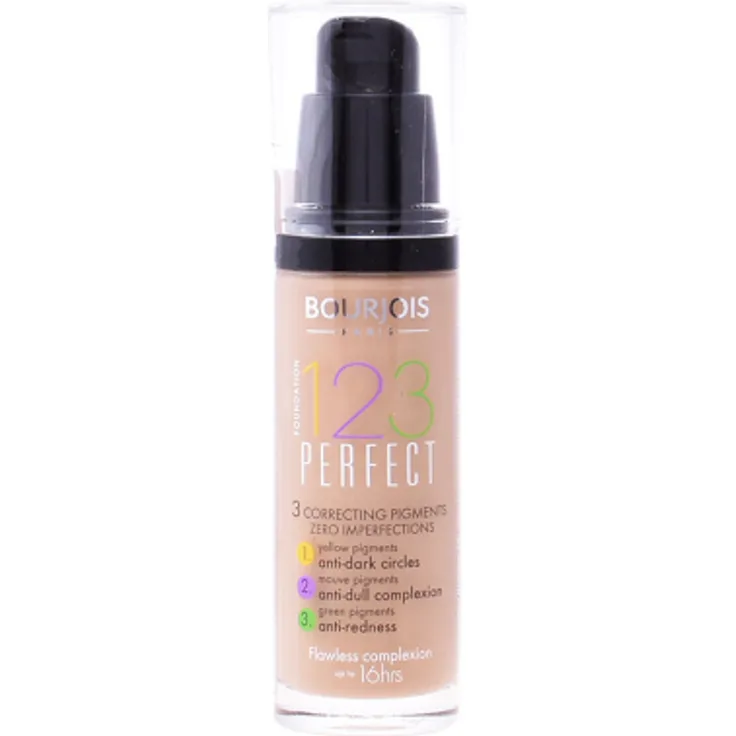 Bourjois Paris 123 Perfect Liquid Foundation #55-dark Beige 30 ml