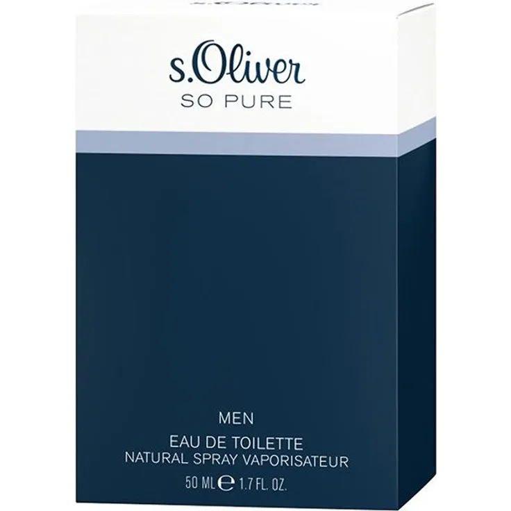 s.Oliver So Pure Men Eau de Toilette (EdT) Herrenduft 50 ml