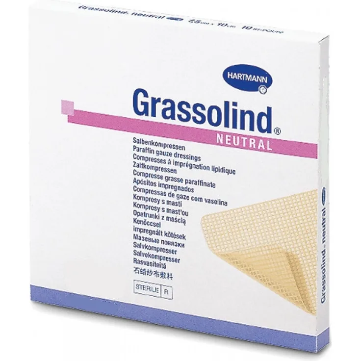 Paul Hartmann AG Grassolind Salbenkompressen 10 x 20 cm steril 30 Stück