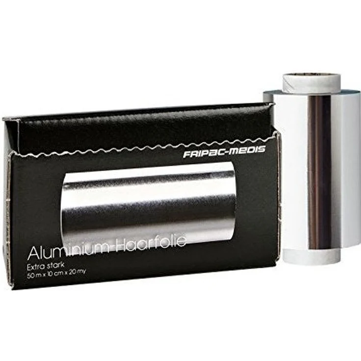 Fripac Medis Alu-Strähnen-Folien In Abreißbox, Silber 20 My, 10 Cm X 50 M – Bild 1