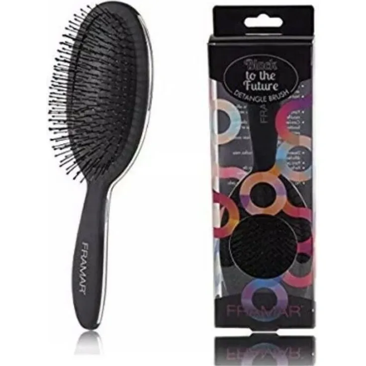 Framar Toys Detangle Brush Black to the Future