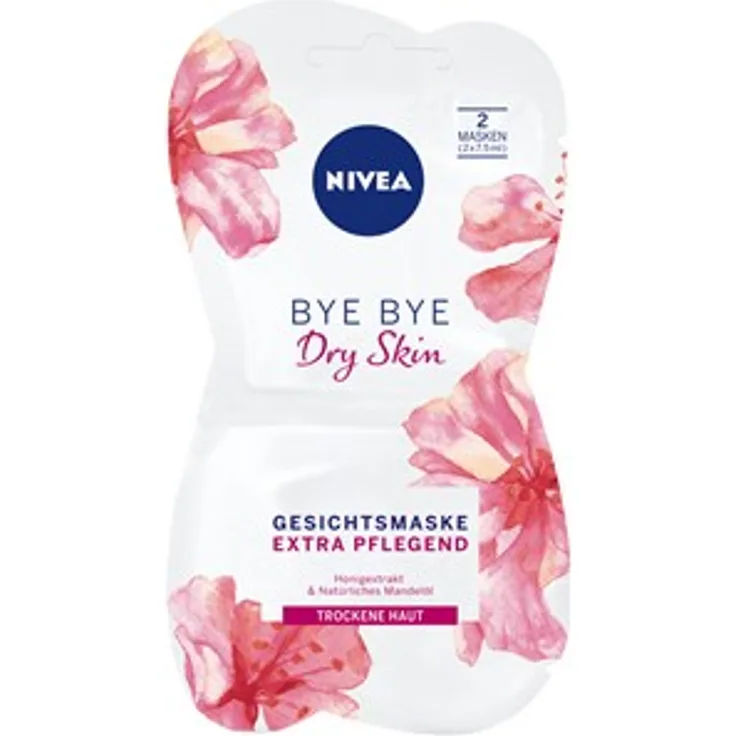 Nivea Gesichtspflege Masken Bye Bye Dry Skin GesichtsmaskeExtra pflegend 15 ml, für Damen und Herren