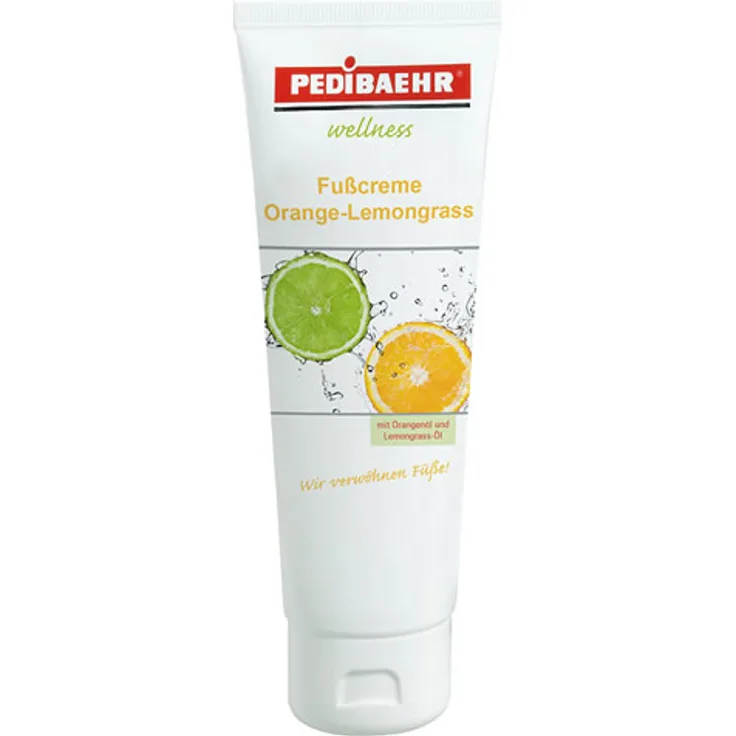 Pedibaehr Wellness Fußcreme Orange-Lemongrass 125 ml