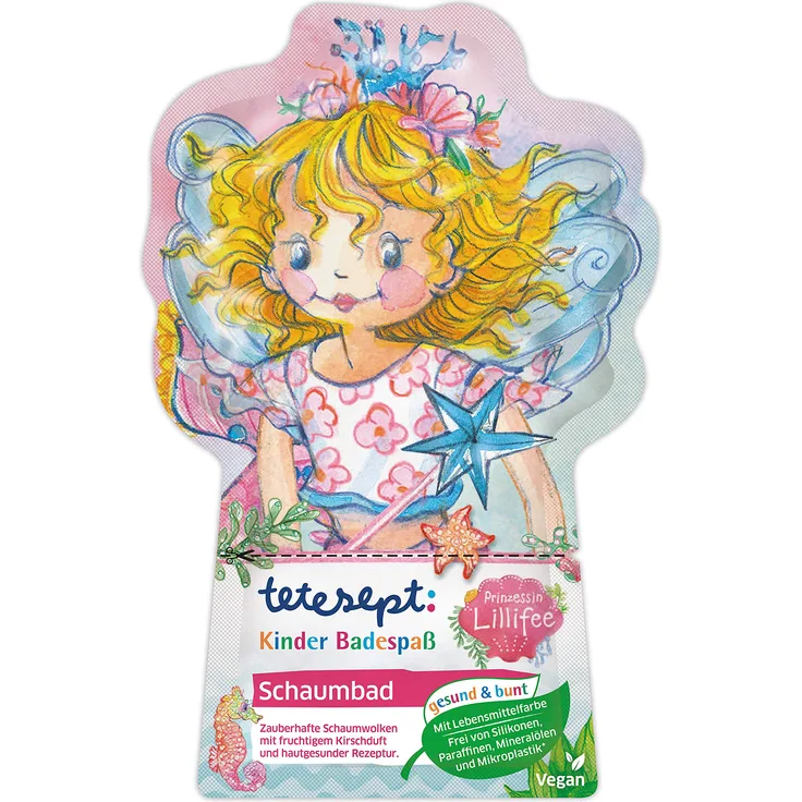 tetesept Kinder Badespaß Schaumbad Prinzessin Lillifee Pflegender Badezusatz für Kinder ab 3 Jahren 40 ml