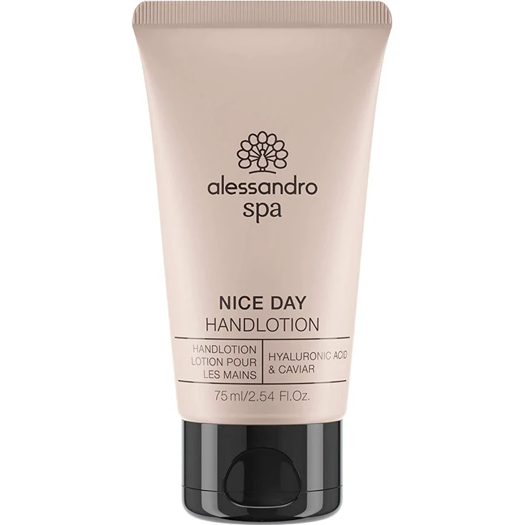 alessandro Spa Nice Day Handcreme Leichte Handlotion mit Hyaluronsäure und Kaviar 75 ml – Bild 1