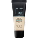 Maybelline Fit Me! Matte + Poreless Liquid Foundation 100 Warm Ivory 30 ml