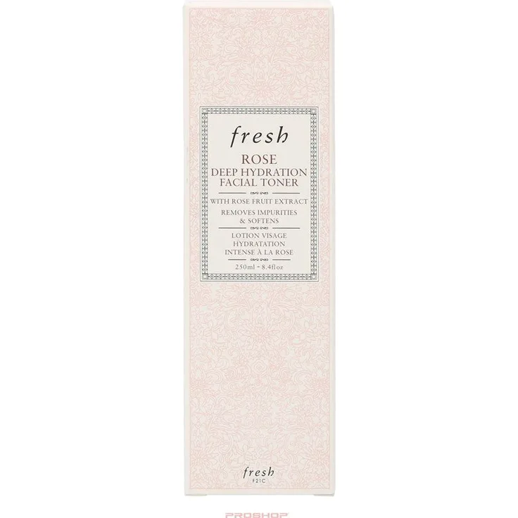 Fresh Rose Deep Hydration Facial Toner FRANKREICH Karton 1 Stück x 250 ml mit reinigender und feuchtigkeitsspendender Wirkung für alle Hauttypen