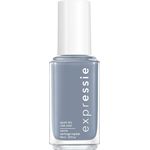 Essie Schnelltrocknender Nagellack „expressie“, Nr. 340 air dry, Blau, Vegane Formel, 10 ml